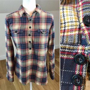 Patagonia Plaid Flannel 100% Cotton Shirt Size 6